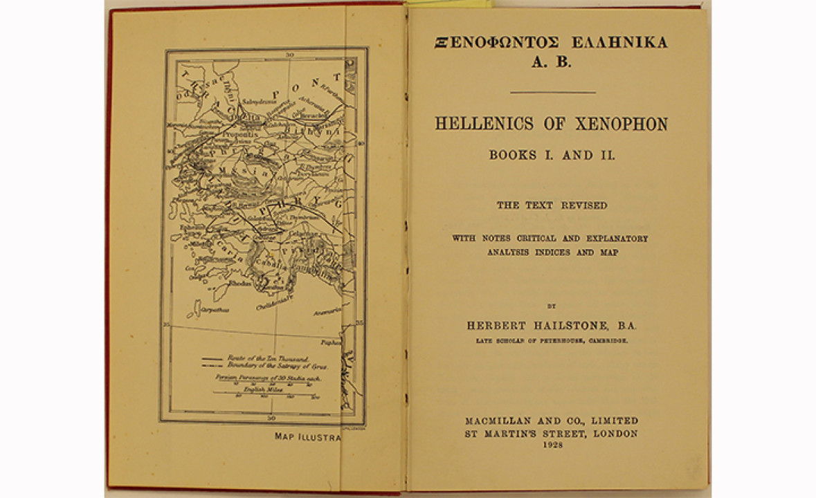 _Xenophōntos Hellēnika, A.B., Hellenics of Xenophon, Books I and II_